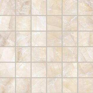 2 x 2 Lumia Ivory Gioiello Matte Porcelain Mosaics