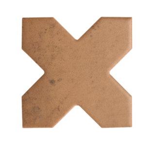 5 x 5 Argile Cruz-Cross Fuego Matte Porcelain Tile