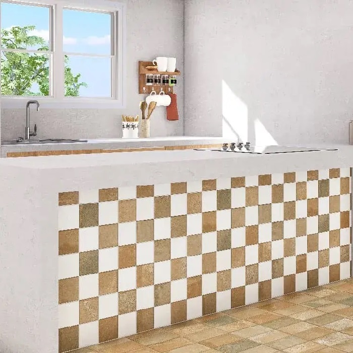4.5 x 9 Benasal Segures Terracota Deco Porcelain Tile - Image 2
