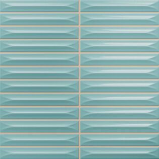 8 x 8 Arrow Sky Glossy Kitkat Tile