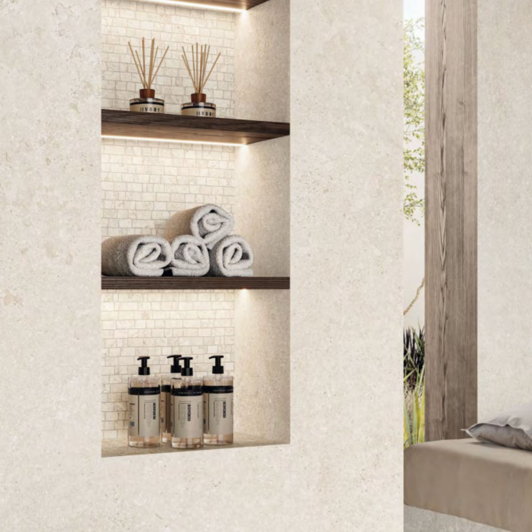 24 x 48 Unique Borgogne Variee Blanc Lappato Porcelain Tile - Image 3