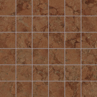 2 x 2 Marmorea Rosso Verona Matte Porcelain Mosaic