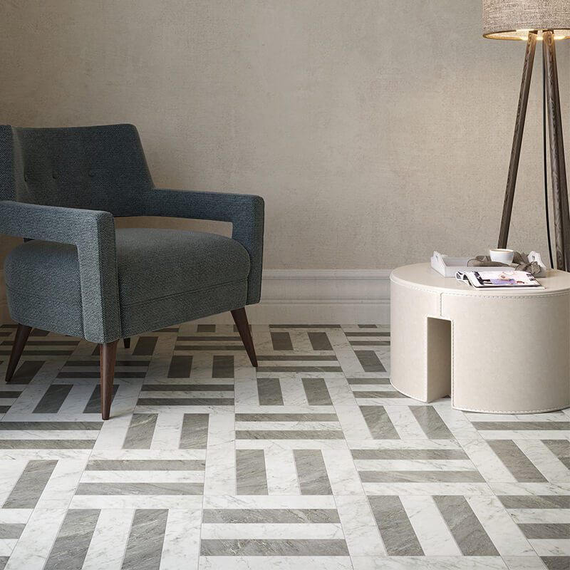 3 x 12 Marmorea Bardiglio Matte Porcelain Tile - Image 2