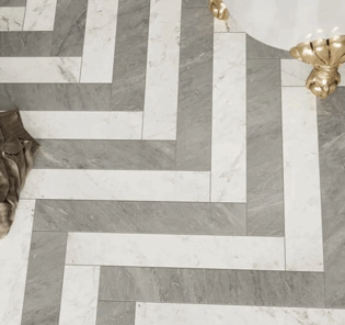 4 x 24 Marmorea Bardiglio Matte Porcelain Tile