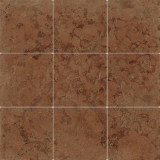 4 x 4 Marmorea Rosso Verona Matte Porcelain Tile