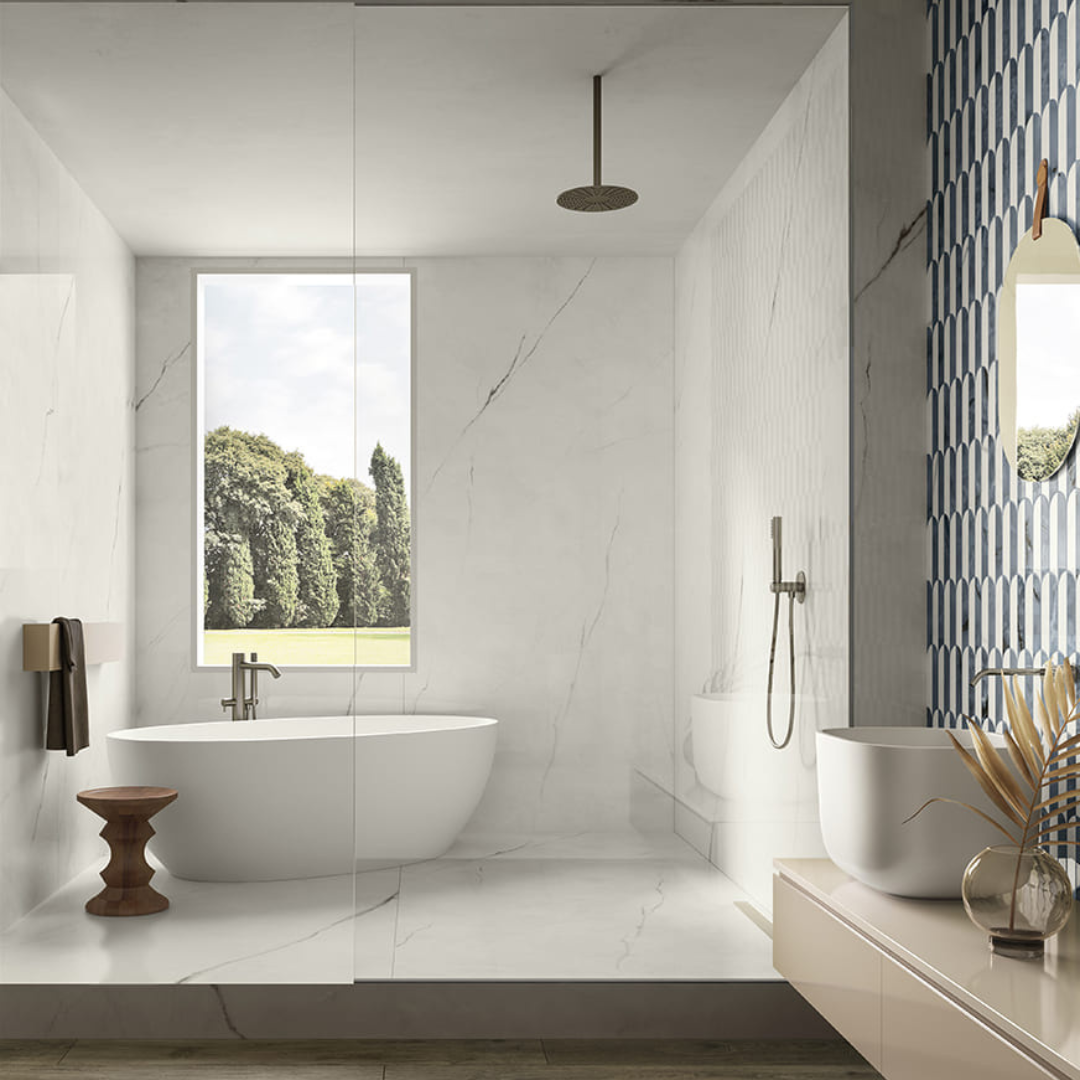24 x 48 Premier Onice Bianco Polished Porcelain Tile - Image 2