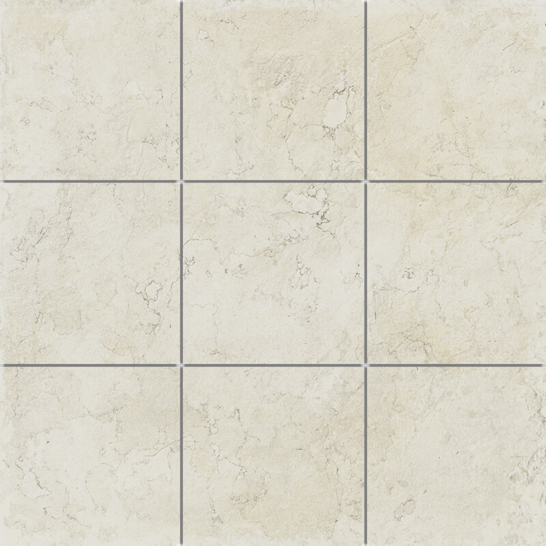 4 x 4 Marmorea Biancone Matte Porcelain Tile